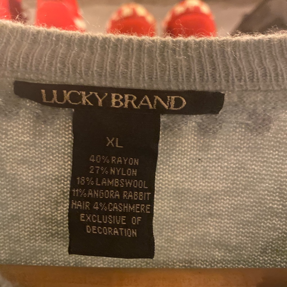 Lucky Brand Button up or down sweater